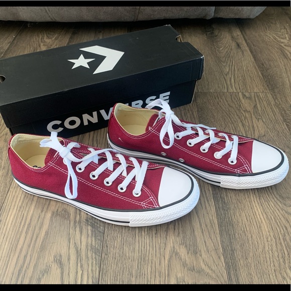 Converse Shoes - Converse chuck Taylor all star maroon & white shoe